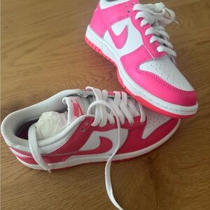 Nike Dunk Low Hot Pink and White